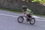 Mit dem Fahrrad zum Kindergarten