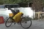 Afrikanischer Fahrrad-Artist