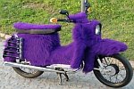 Simson Schwalbe mit Fell