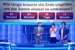 Wie lange braucht die Erde um die Sonne?