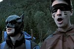 Batman und Robin gehen Campen