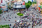 Verkehr in Ho Chi Minh City, Vietnam