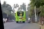 Busfahrt in Indien