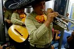 Bettler-Party in der U-Bahn