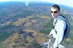 Basejump von einem Funkmast