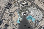 Dubai von der Spitze des Burj Khalifa