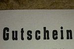 Gutschein für einmal in den Wald scheißen