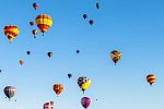 Heißluftballon-Fest im Zeitraffer