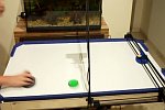 Selbstgebauter Airhockey-Roboter