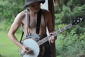 Thunderstruck auf einem Banjo