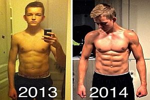 Körperliche Veränderung eines 16jährigen