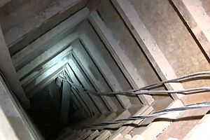 El Chapos Tunnel aus dem Gefängnis