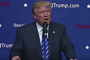 Donald Trump sagt "China"
