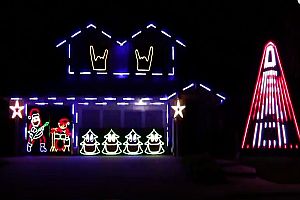 Slipknot Christmas Lights