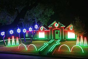 Dubstep Christmas Light Show