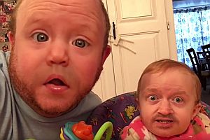 Vater und Sohn Face Swap Live