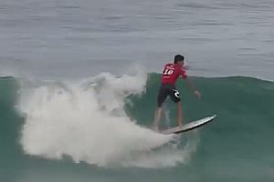 Surfer mit 360° Flip