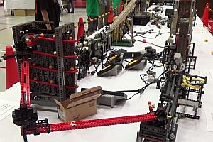 Murmelbahn mit Lego Technic