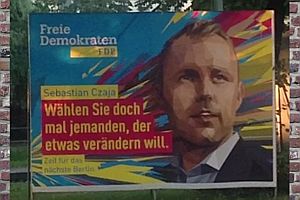 Sprechende Politikerplakate