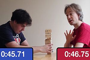 Jenga mit Schachuhr