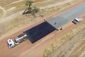 Schneller Straßenbau in Australien