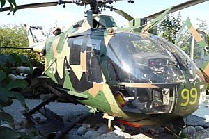 Demilitarisierter Militärhubschrauber