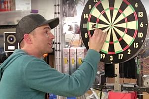 Automatic Dart Bullseye