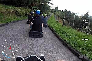 Skyline Rotorua Luge Track Seifenkistenrennen