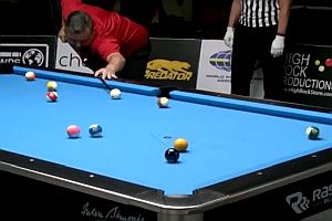 Perfekte 8-Ball Billard Runde