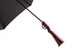 Ein Regenschirmgewehr