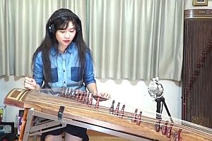 Beatles auf einer Gayageum