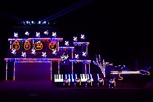 Halloween Light Show 2017