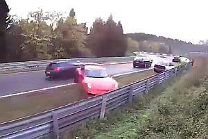 Massencrash an der Nürburgring-Nordschleife