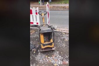 Techno auf der Baustelle