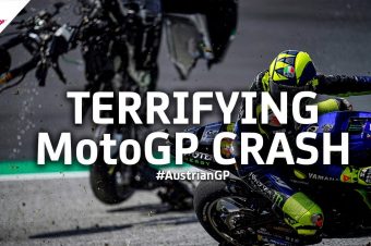 MotoGP-Crash in Österreich