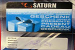 Saturn-Gutschein über 148,24 Euro
