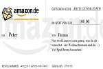 100 Euro Amazon-Gutschein