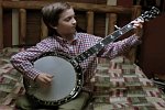 Junge Banjo-Spieler